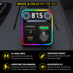 CS35 Car Bluetooth Device (Gunmetal Gray)