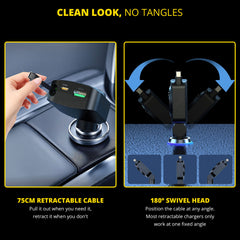 A60 Retractable Car Charger