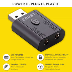 TRX10 2-in-1 Bluetooth Transmitter and Receiver
